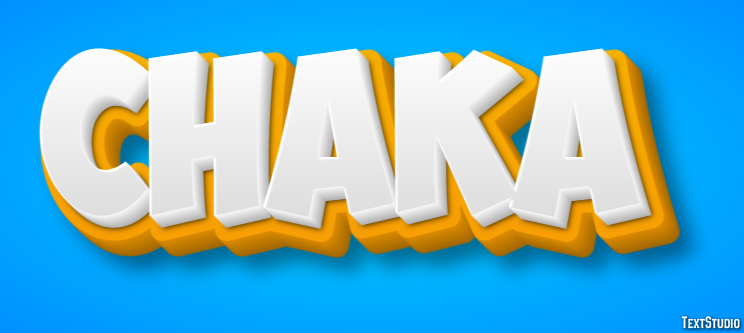 Chaka Efecto de Texto