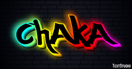 Chaka Efecto de Texto