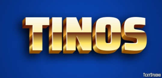 Tinos Efekt tekstowy