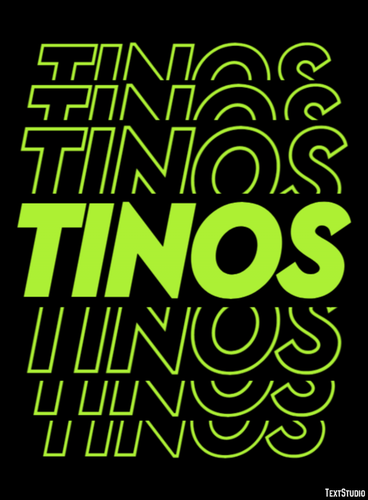 Tinos Efekt tekstowy
