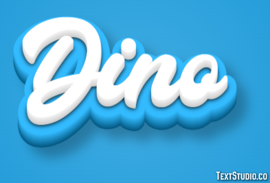 Dino Effetto testo