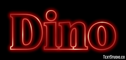 Dino Effetto testo