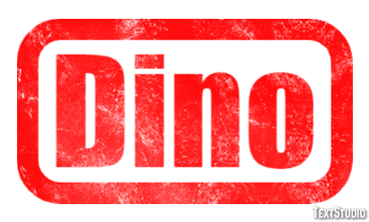 Dino Effetto testo
