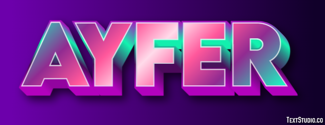 Ayfer Effetto testo