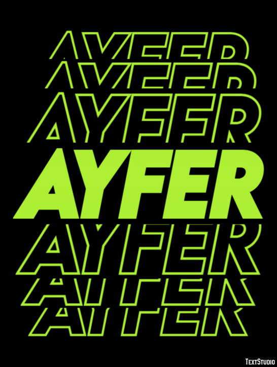 Ayfer Effetto testo