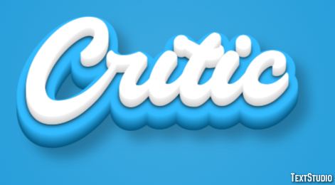 Critic Text Effect