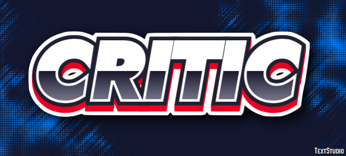 Critic Text Effect