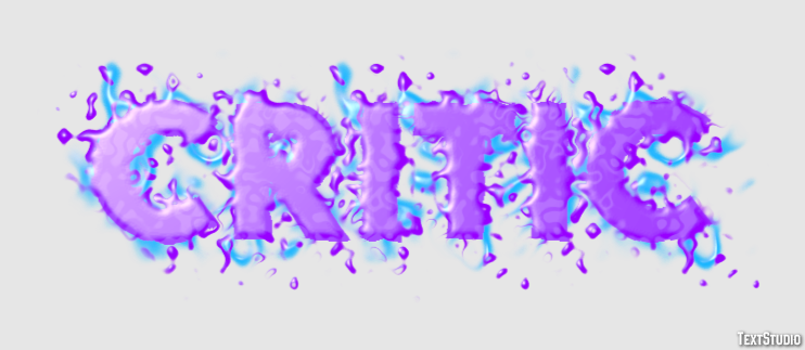 Critic Text Effect
