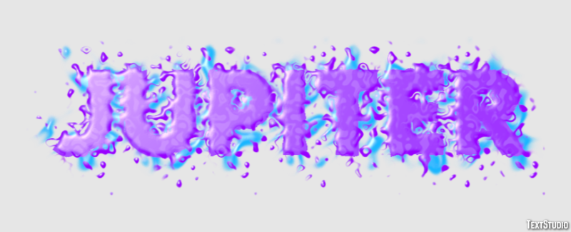 Jupiter Text effect