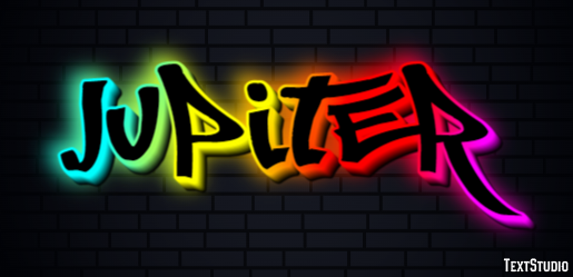Jupiter Text effect