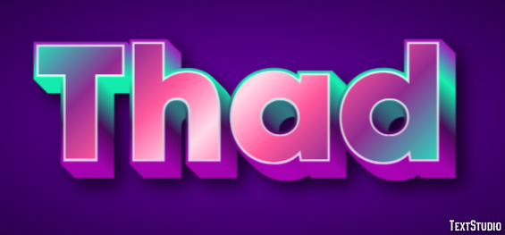 Thad Text Effect