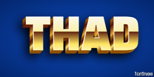 Thad Text Effect