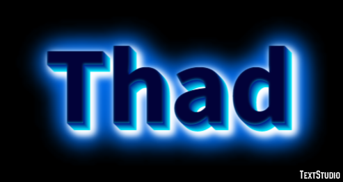 Thad Text effect