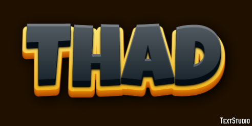 Thad Text Effect