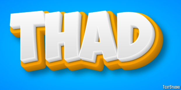 Thad Text Effect