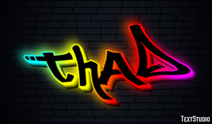 Thad Text Effect