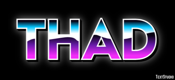 Thad Text effect