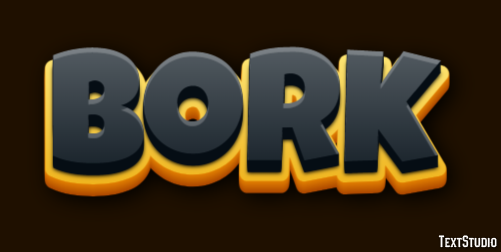Bork Text Effect