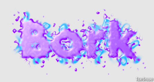 Bork Tekst Effect