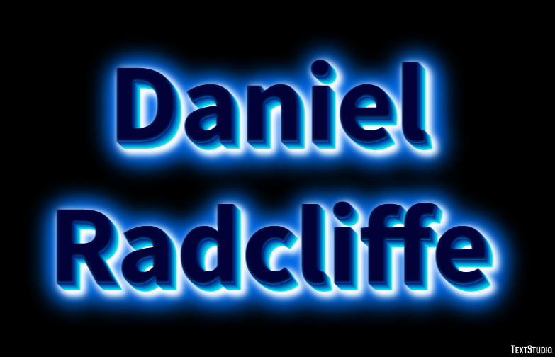 Daniel Radcliffe Texteffekt