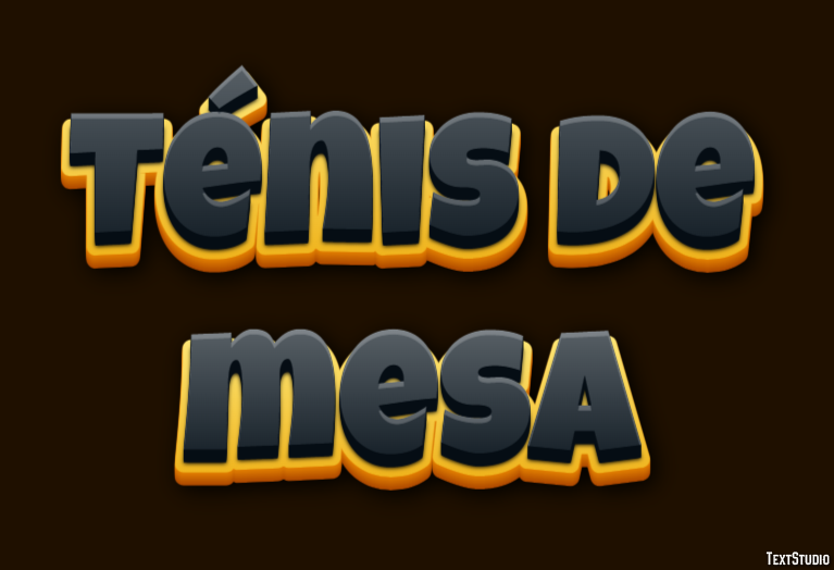 Ténis de mesa Effetto testo
