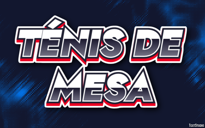 Ténis de mesa Effetto testo