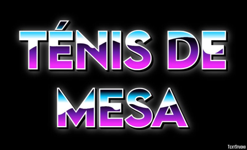 Ténis de mesa Effetto testo