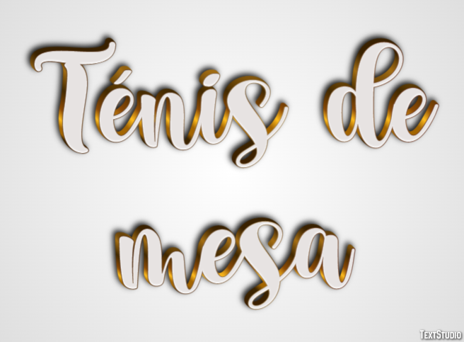 Ténis de mesa Effetto testo
