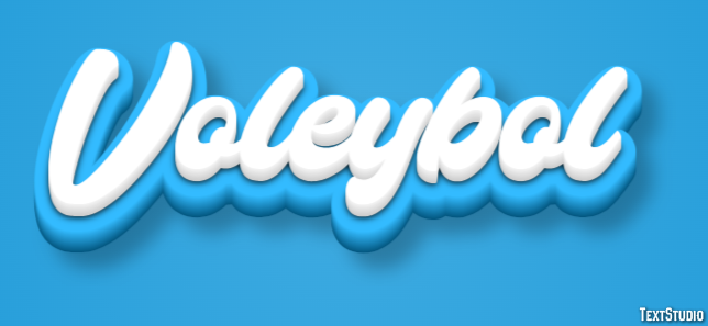 Voleybol Текстовый эффект