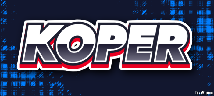 Koper Efekt tekstowy