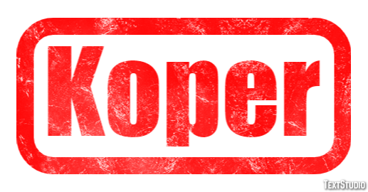 Koper Efekt tekstowy