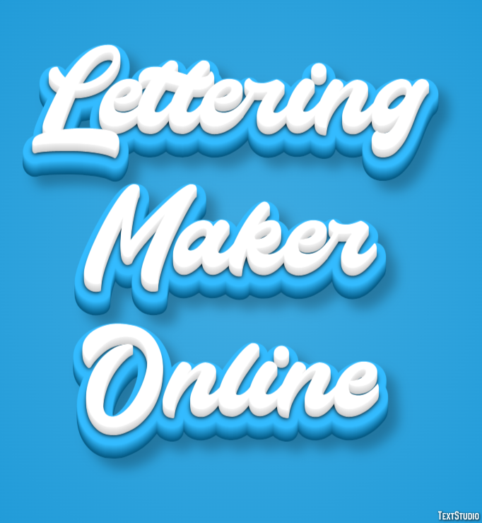Lettering Maker Online Efekt tekstowy