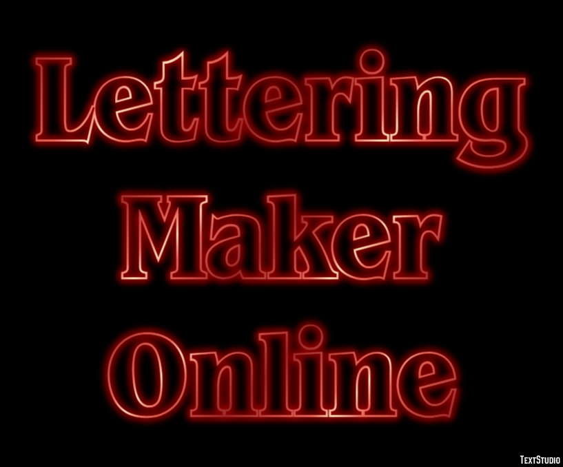 Lettering Maker Online Efekt tekstowy