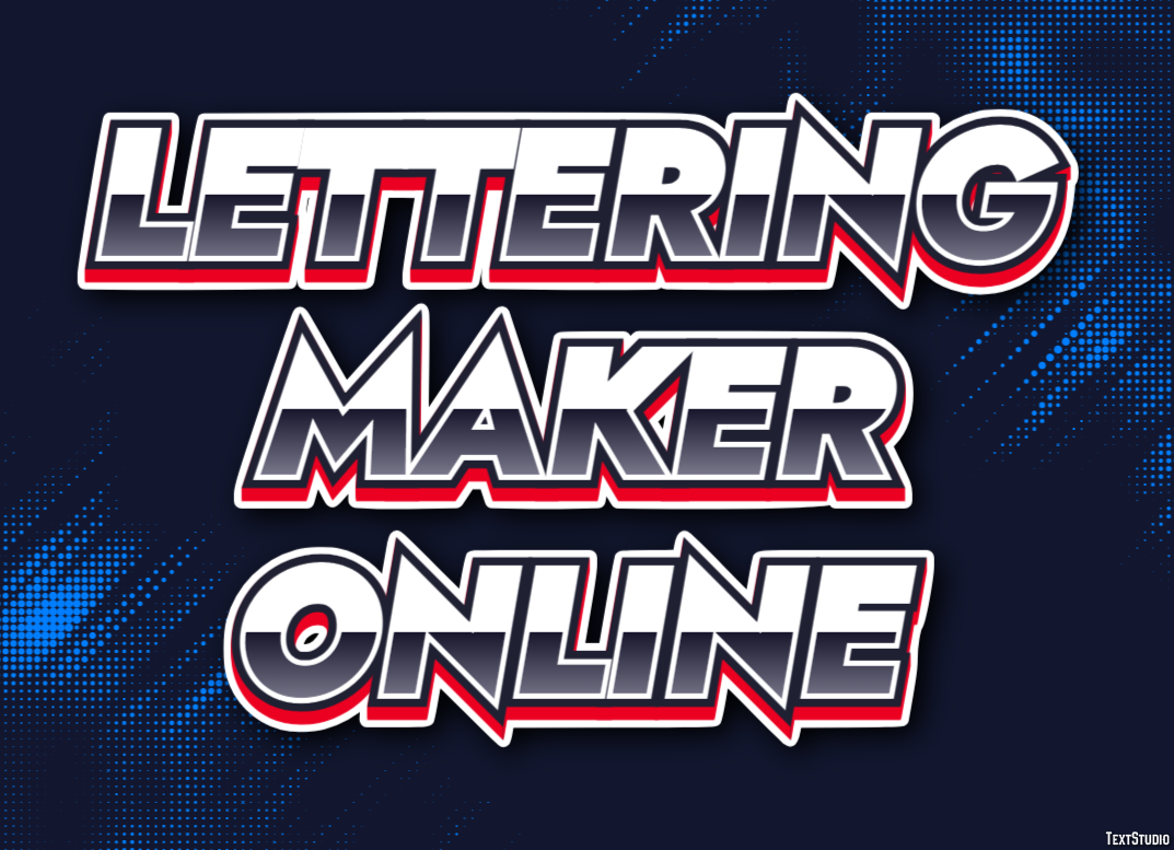 Lettering Maker Online Efekt tekstowy