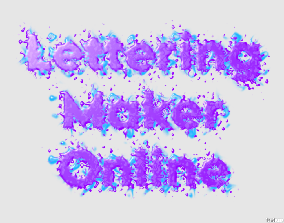 Lettering Maker Online Efekt tekstowy