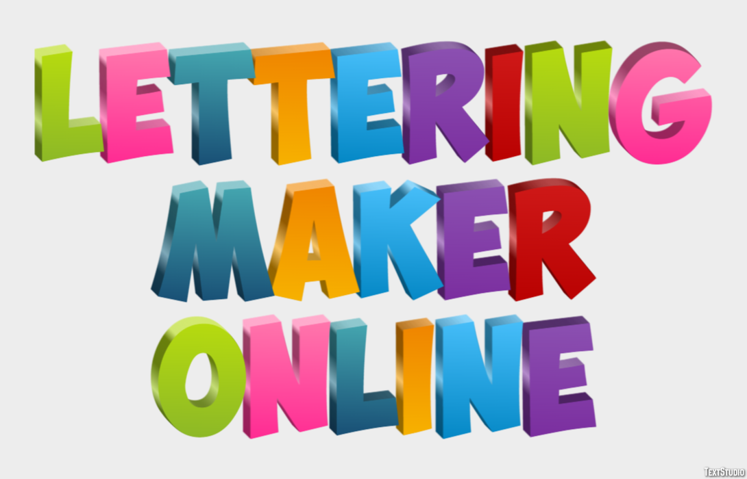 Lettering Maker Online Efekt tekstowy