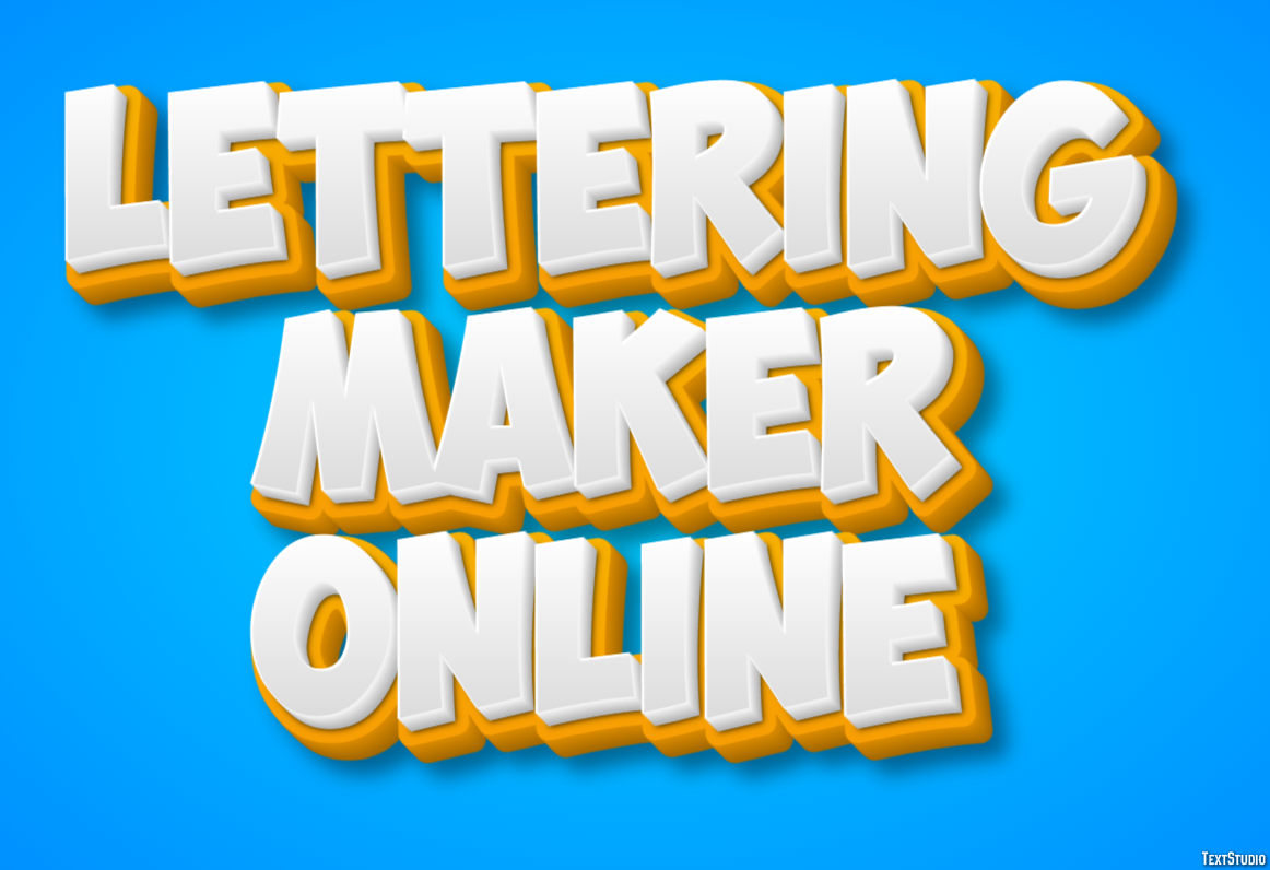 Lettering Maker Online Efekt tekstowy