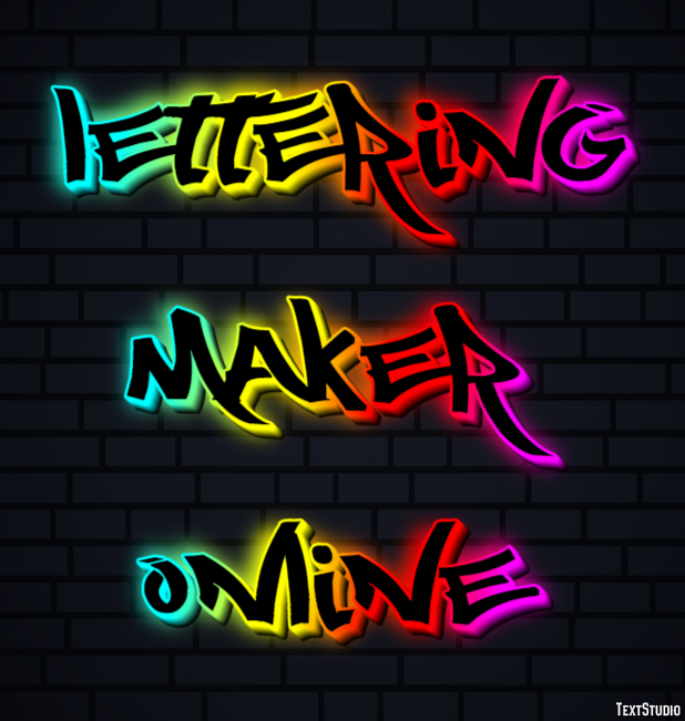 Lettering Maker Online Efekt tekstowy