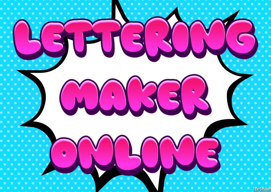Lettering Maker Online Efekt tekstowy