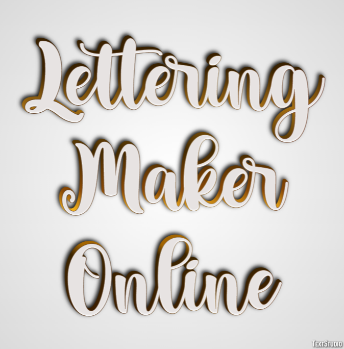 Lettering Maker Online Efekt tekstowy