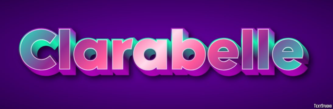 Clarabelle Text effect