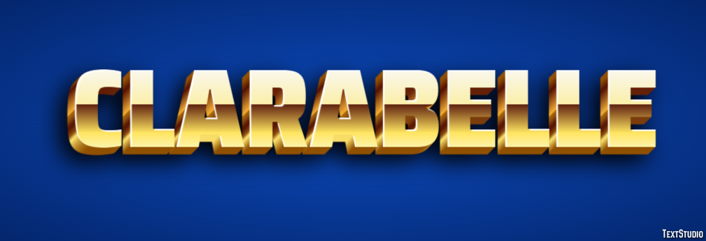 Clarabelle Text effect