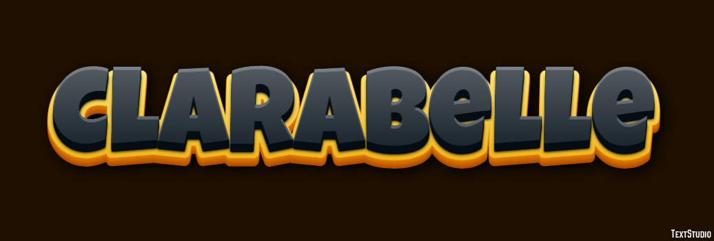 Clarabelle Efecto de Texto