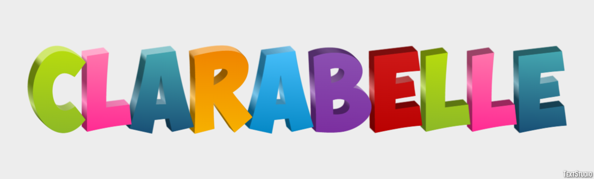 Clarabelle Text Effect