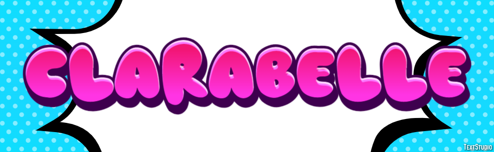 Clarabelle Text effect
