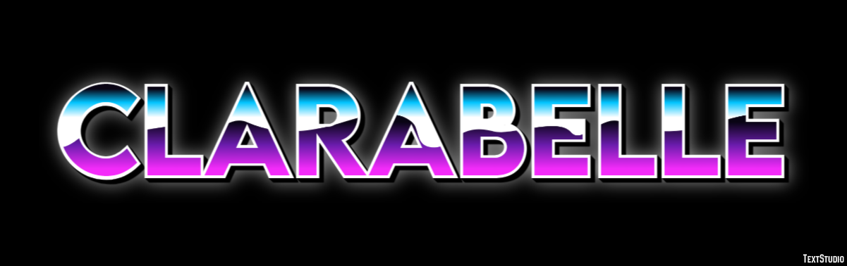 Clarabelle Эффект текста