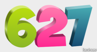 627 Efekt tekstowy