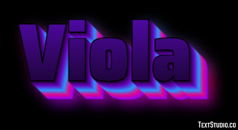 Viola Effetto testo