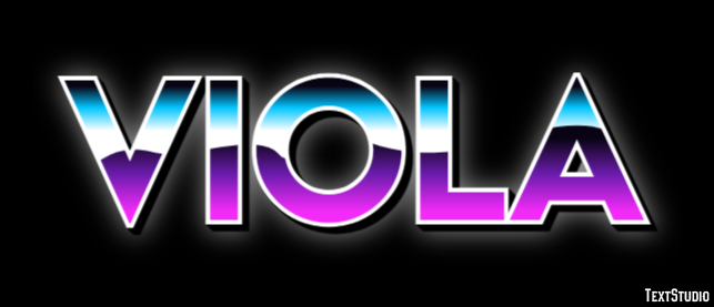Viola Texteffekt