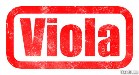 Viola Effetto testo
